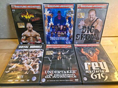Wwe wrestling dvd set 6er - set, pack