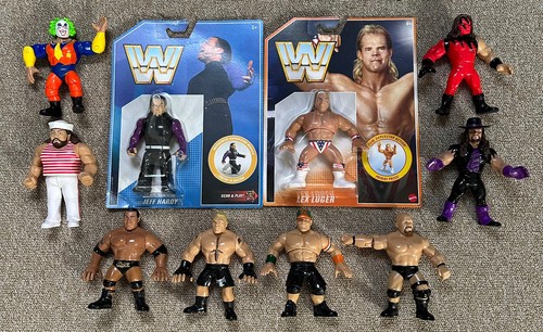 Wwe wwf hasbro mattel - wwe, 9x