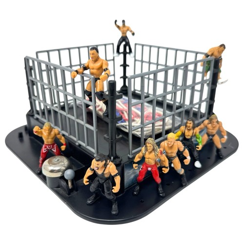 Wwe ring 1997 mit figuren - ring,